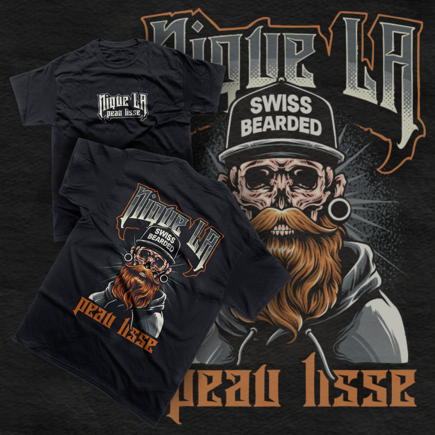 T-shirt Nique la peau lisse- Swissbearded