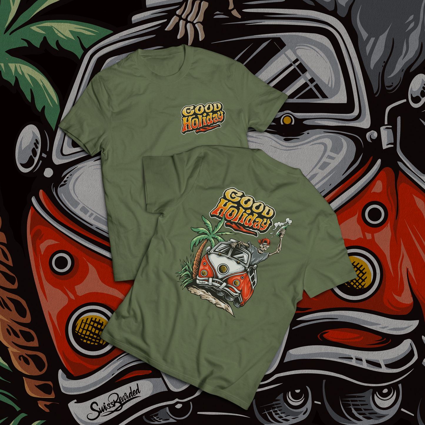 T-shirt Good holiday- Swissbearded