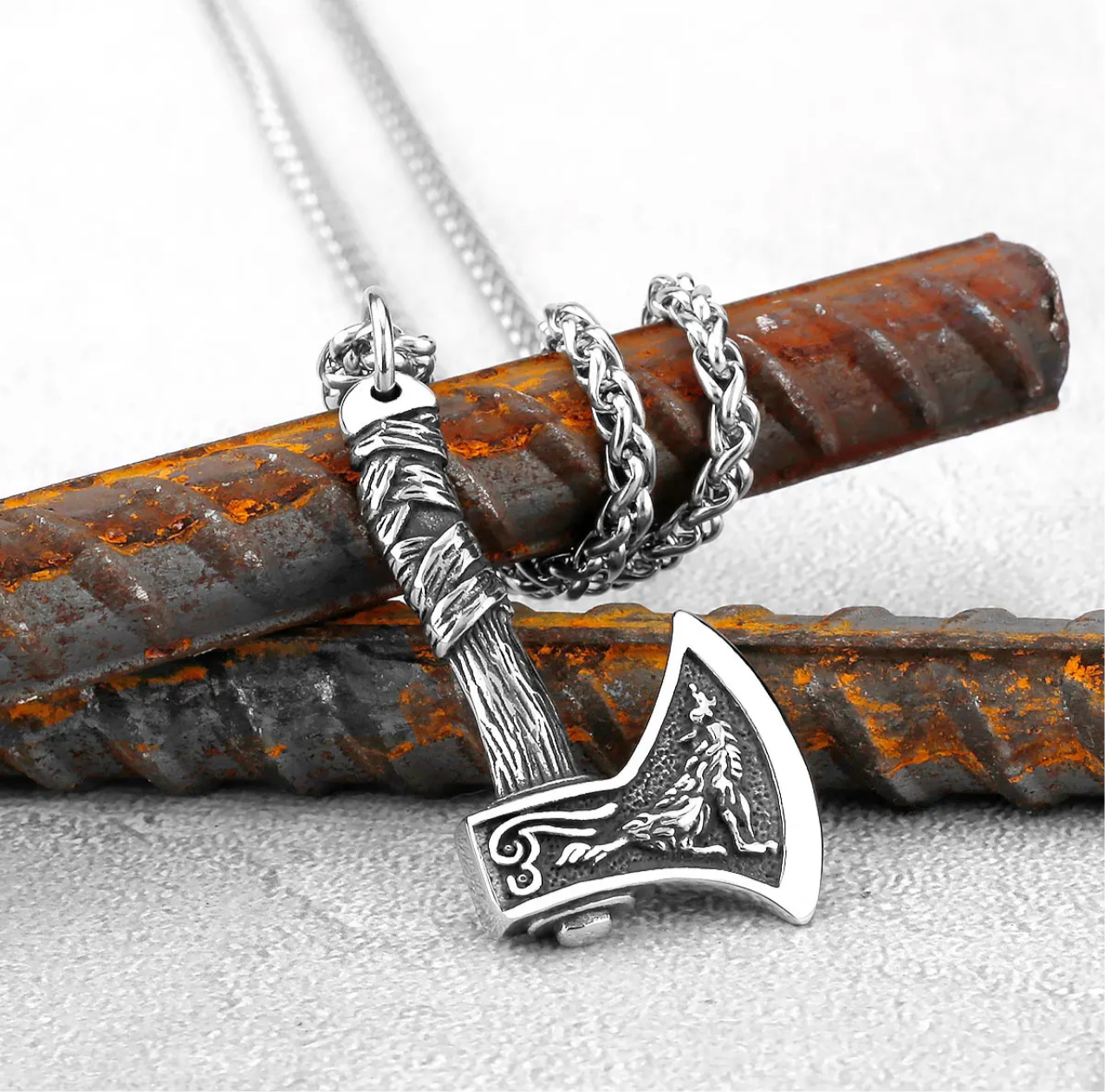 Collier hache- Vikings man