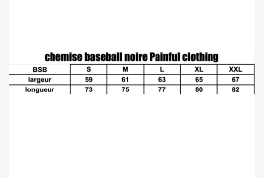 Chemise Baseball-Painful