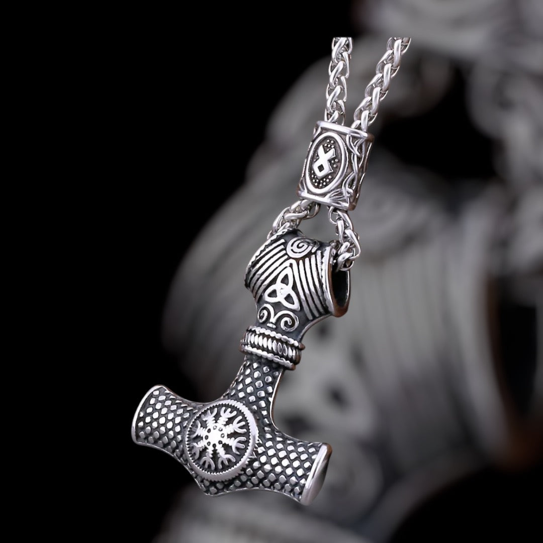 Collier Mjolnir - Vikings man