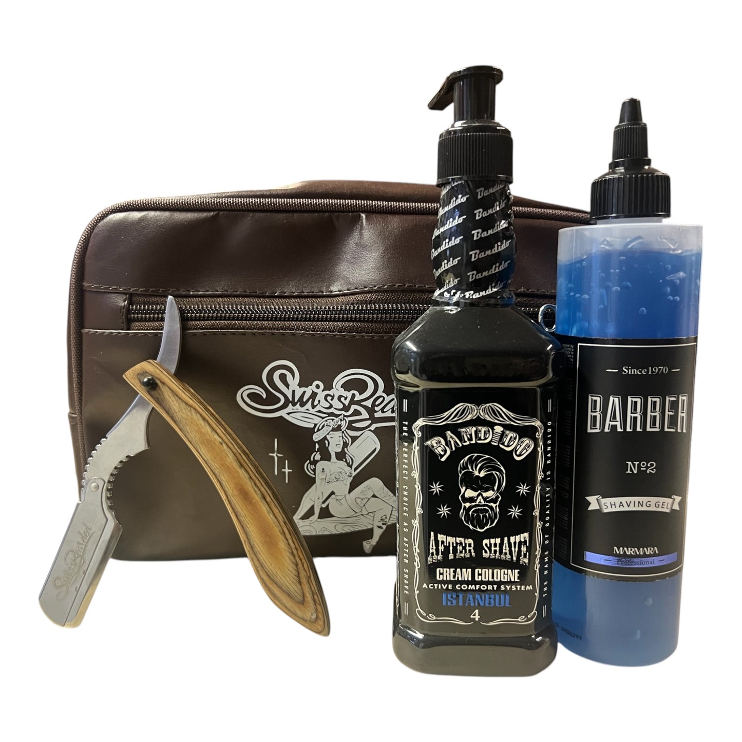 Kit de rasage shavette-SWISSBEARDED