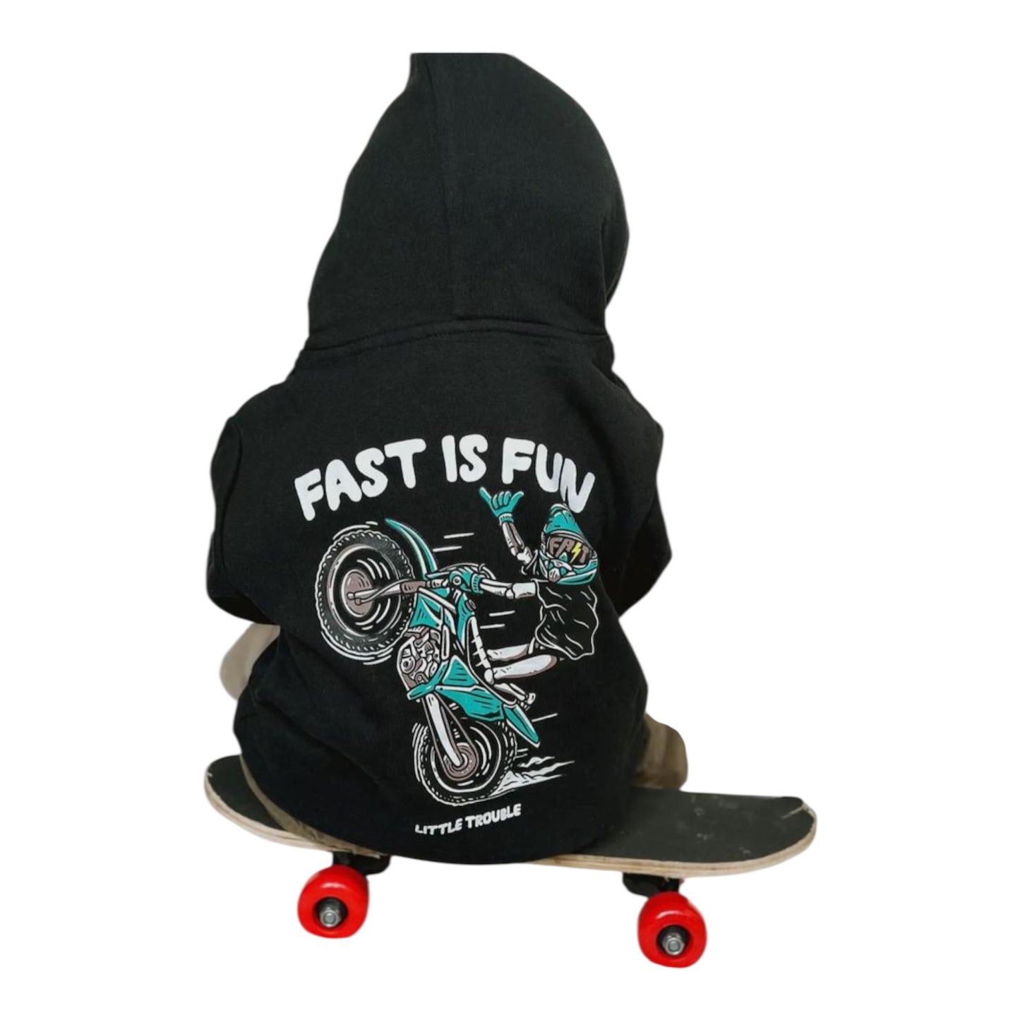 Sweat à capuche « Fast is fun »