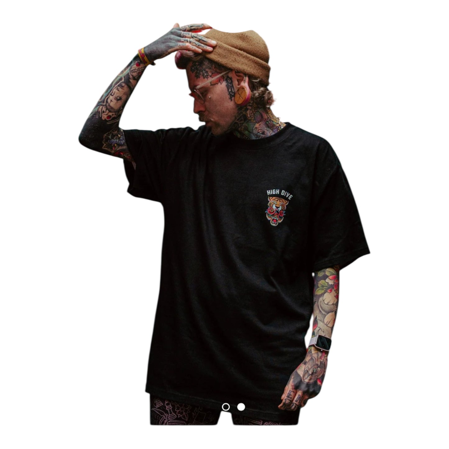 T-Shirt Tiger roses - High Dive