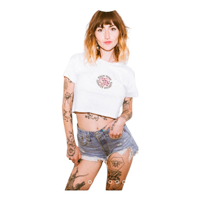 T-Shirt court Lonely Heart blanc - High Dive