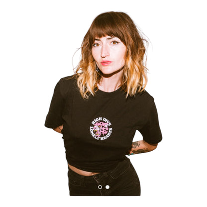 T-shirt court lonely Heart noir - High Dive