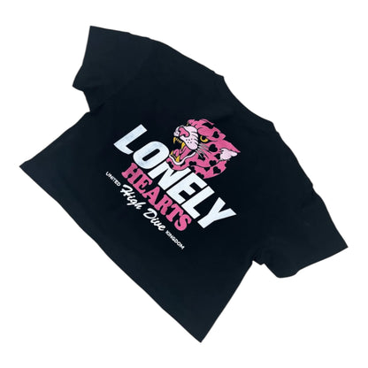 T-shirt court lonely Heart noir - High Dive
