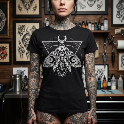 Précommande t-shirt Skull moth- SB clothing