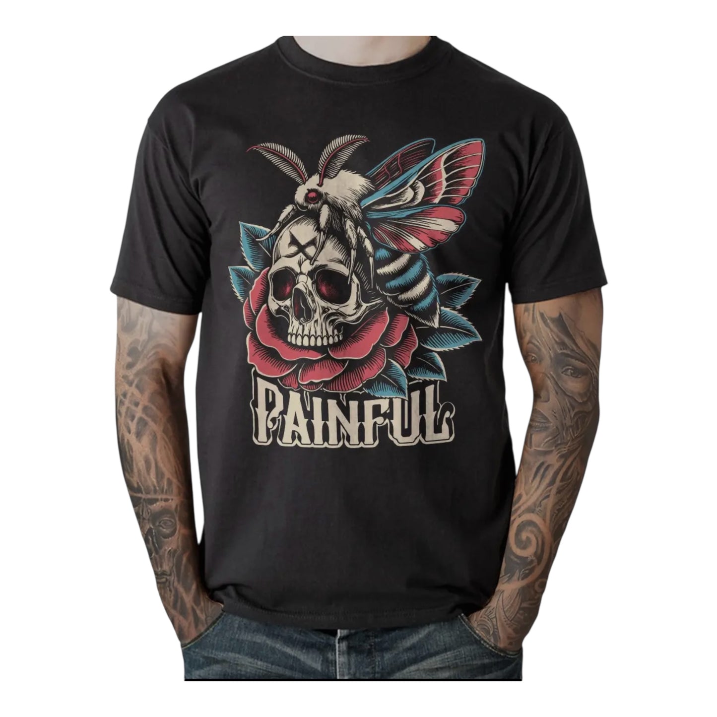 T-shirt Death moth-Painful