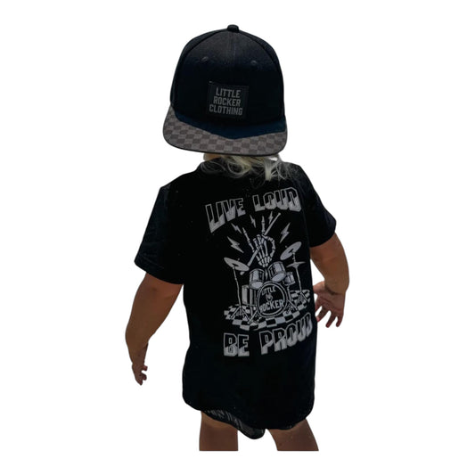 T-shirt Live loud  - Little rocker