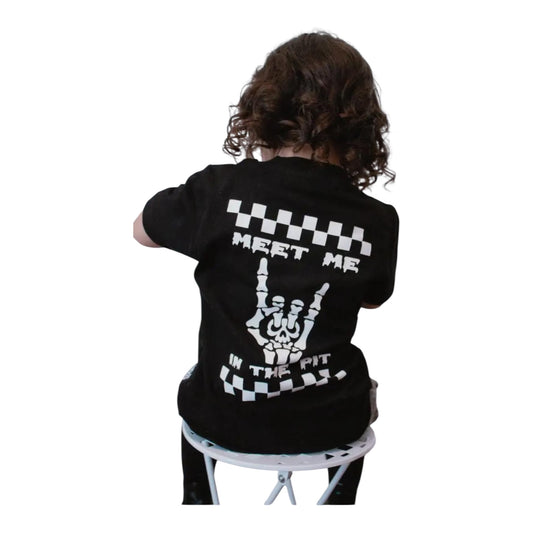 T-shirt Meet me in the pit - Little rocker