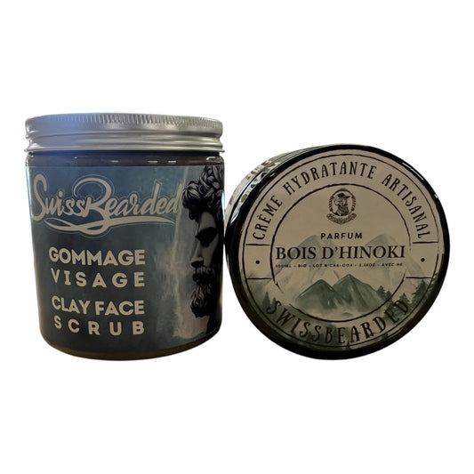 Gommage visage+ crème hydratante