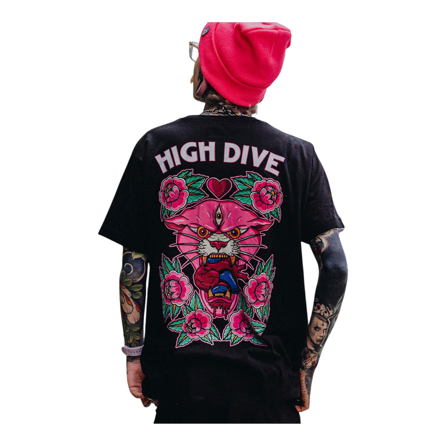 T-shirt Raging panther- High dive apparel