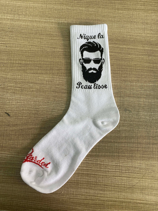 Chaussettes en coton - Swissbearded/ nique la peau lisse